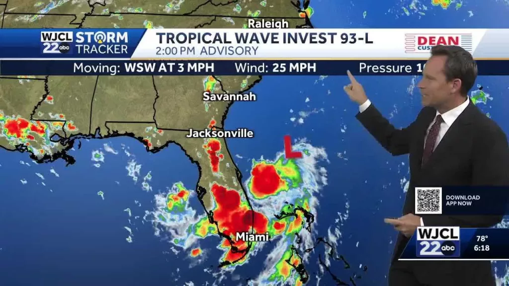 Tracking spotty thunderstorms and what's brewing in the tropics