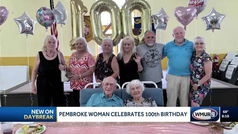 New Hampshire woman turns 100, celebrates with friends and family