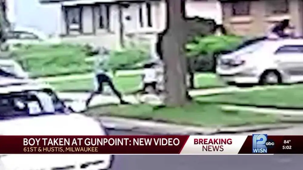 New video shows boy being abducted at gunpoint in Wisconsin; he's since been found safe