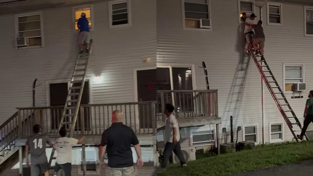 Residents share stories of being rescued through windows, smoky hallways