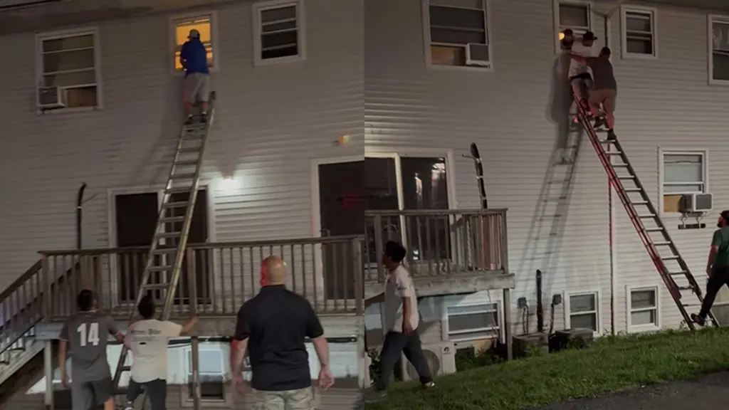 Residents share stories of being rescued through windows, smoky hallways