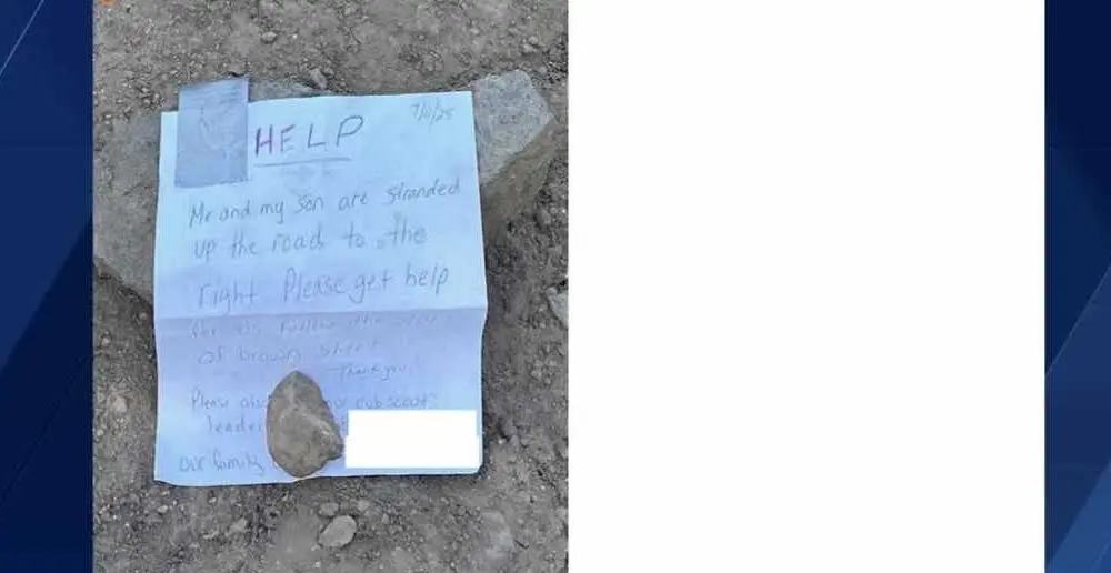 How handwritten notes led rescuers to missing California mother and son