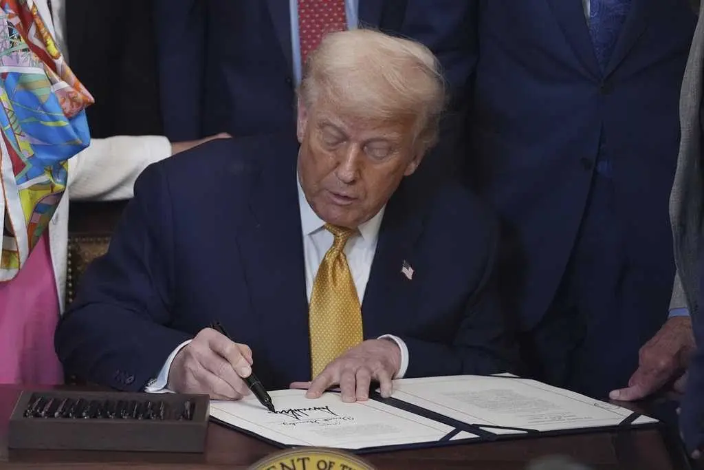 President Trump signs bipartisan bill to combat fentanyl trafficking