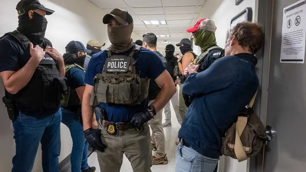 Trump administration sued over ICE arrests at immigration courthouses