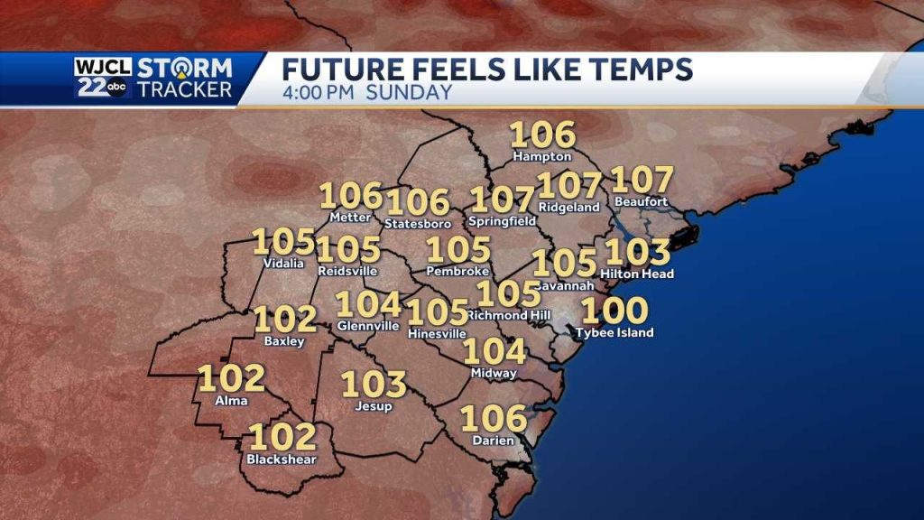 Heat peaks this weekend for SE Georgia, Lowcountry…plus the latest on ...