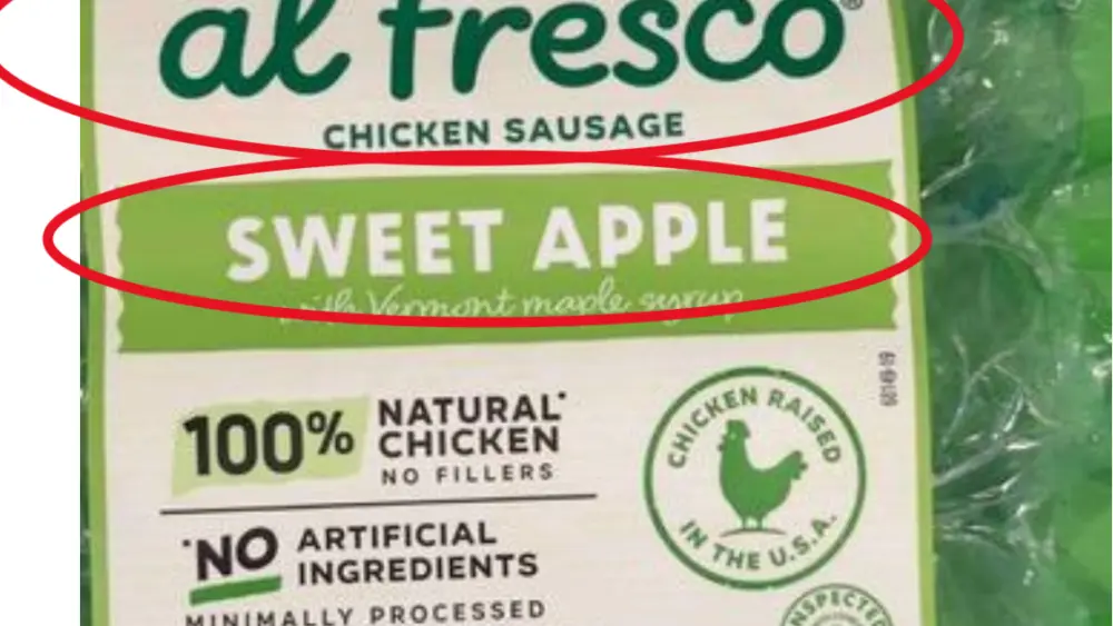 25,000 pounds of chicken sausage recalled for plastic contamination