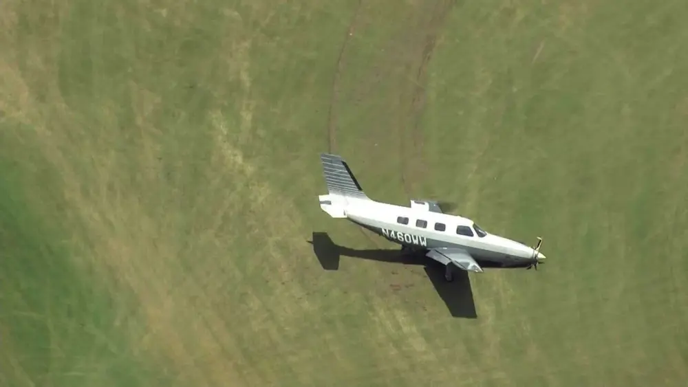 Video shows plane after emergency landing at South Carolina golf course