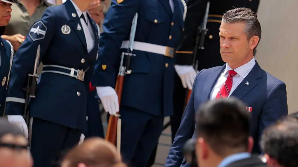 Hegseth tells lawmakers about plan to detain immigrants at bases in Indiana and New Jersey