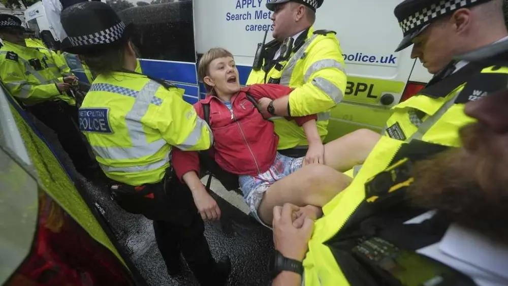 Dozens arrested around the UK at protests to support proscribed group Palestine Action