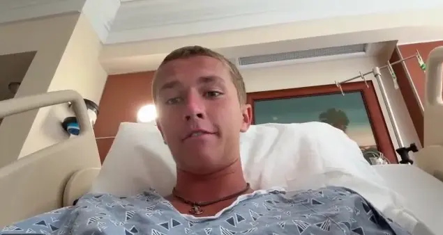 WATCH: Teen surfer describes shark bite from hospital bed, vows return to water