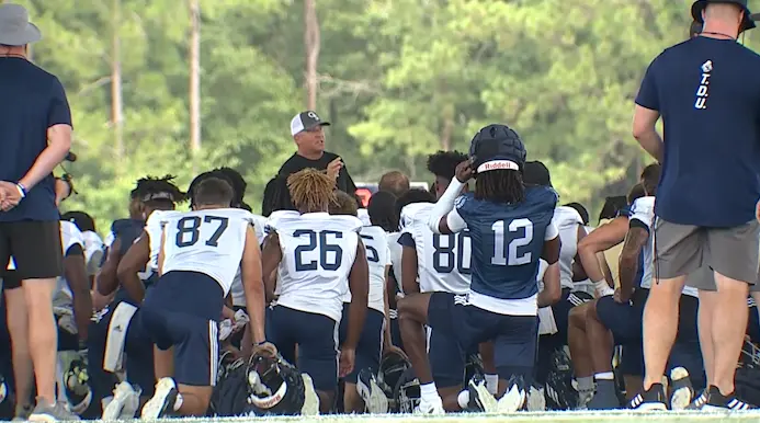 Georgia Southern picked to finish second in Sun Belt East while nine Eagles earn preseason honors