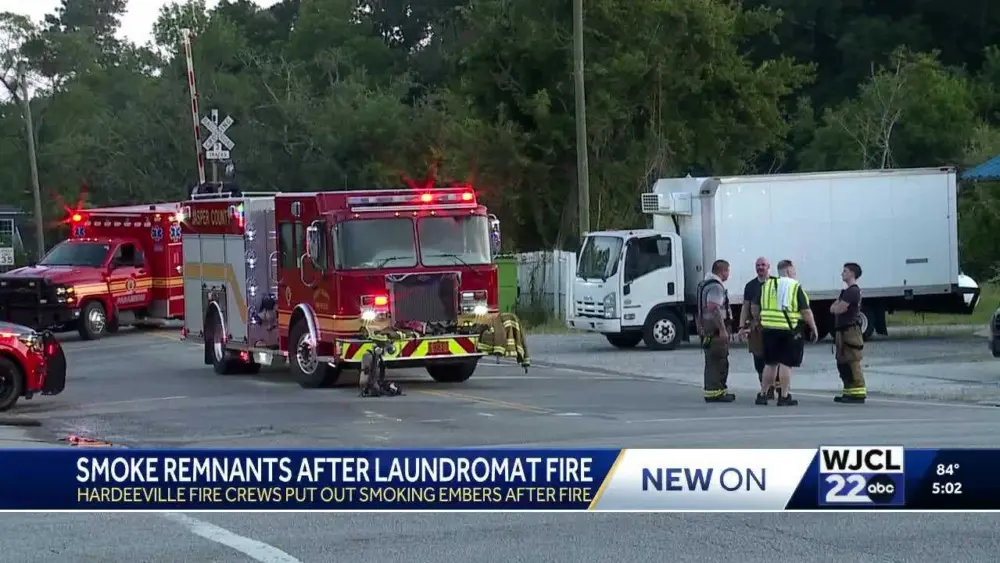 Smoke remnants call firefighters back one day after Hardeeville structure fire