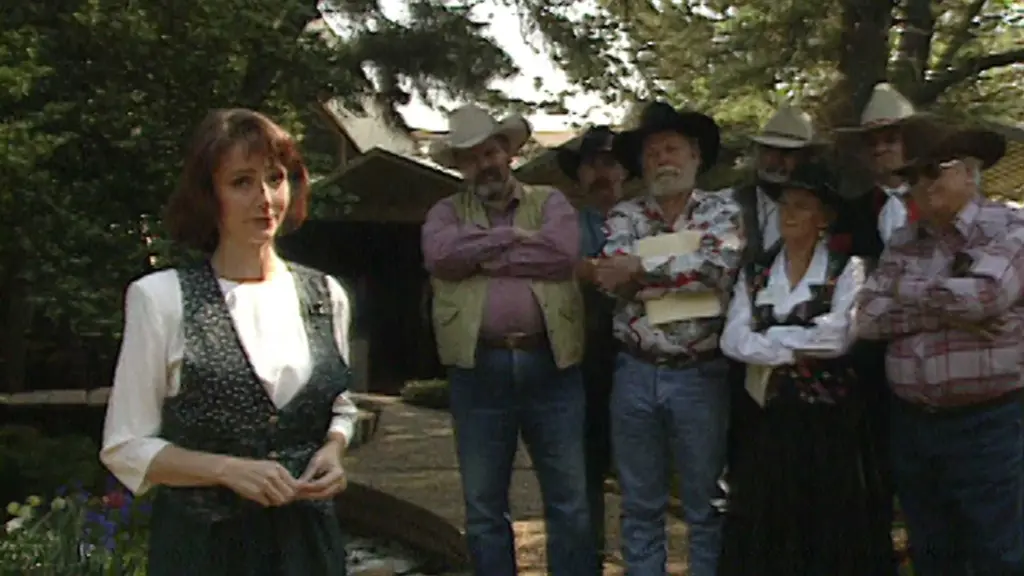 Speaking in rhymes was typical at this cowboy camp in 1994