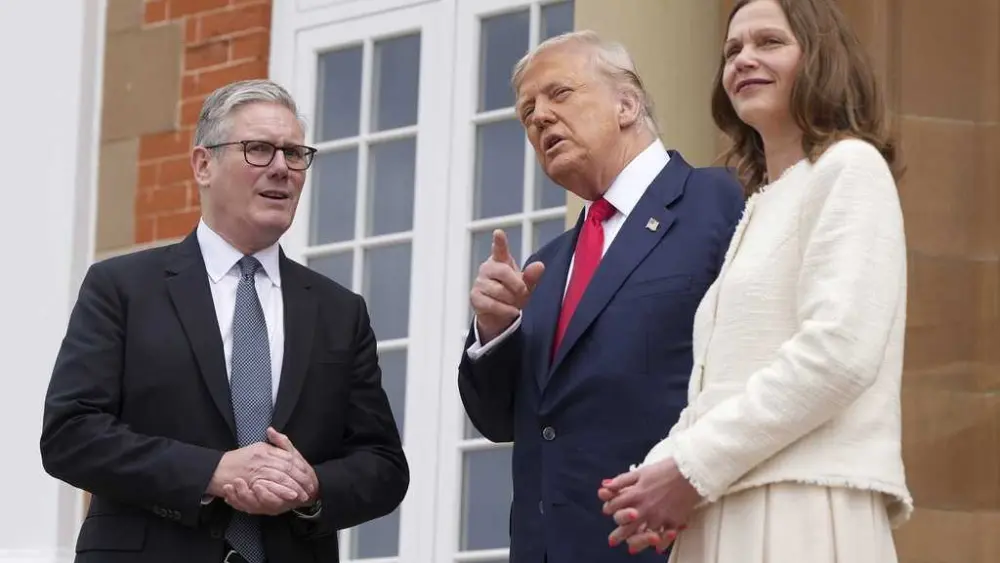 Trump and Starmer meet in Scotland to address Gaza crisis and trade ties