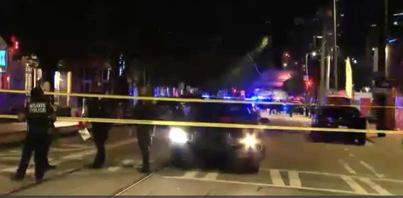 Exchange of gunfire in Atlanta leaves 1 dead and 10 injured, police say