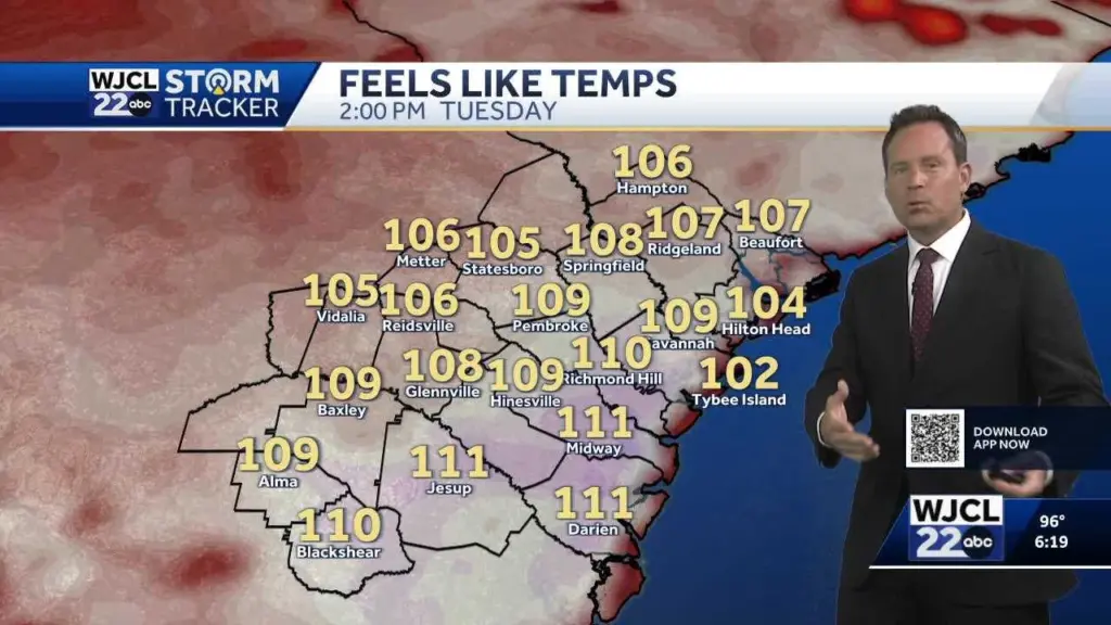 Alert Day Tuesday as heat wave continues, storms build across South Georgia, Lowcountry
