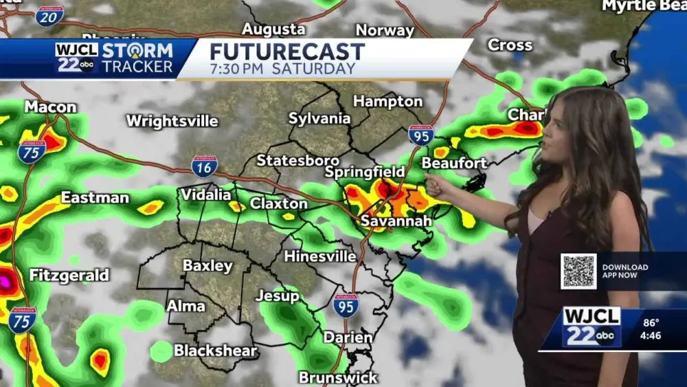 Cooler conditions build into the forecast this weekend with plenty of rain