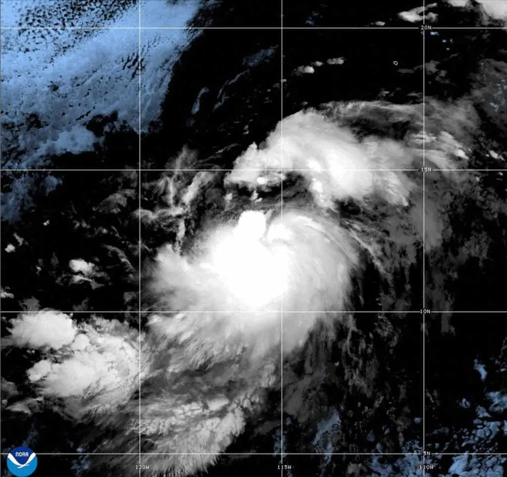 Hurricane Gil has formed in the eastern Pacific