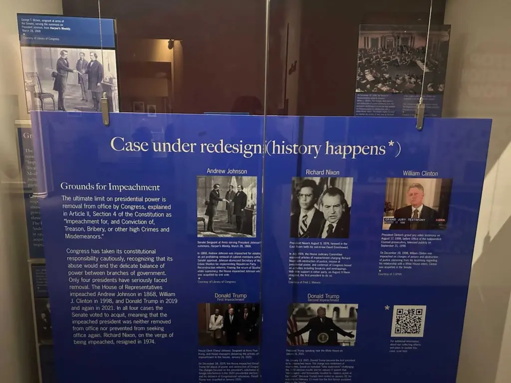 Smithsonian removes reference to Trump’s impeachments from presidency exhibit