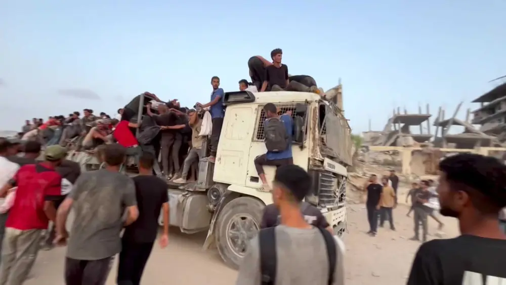 How one Gaza family dedicates each day to finding food to survive