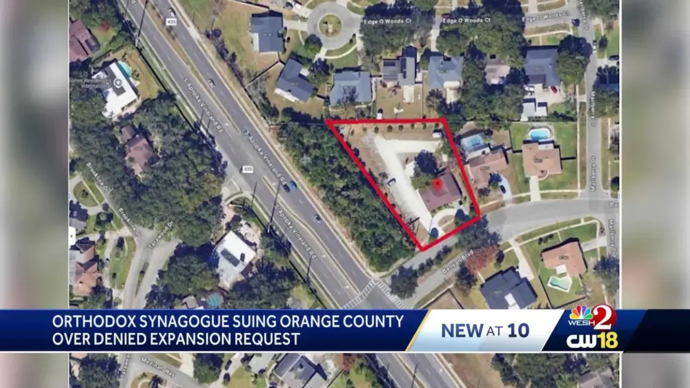 Orlando synagogue sues Orange County, alleging religious discrimination