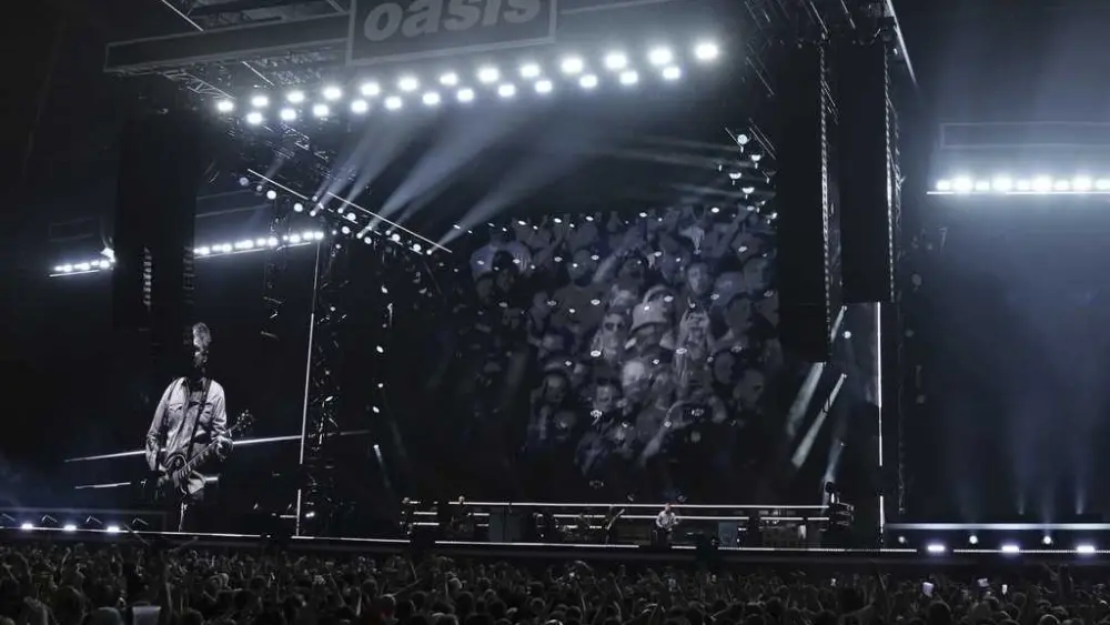 A man fell to his death during an Oasis concert at London's Wembley Stadium