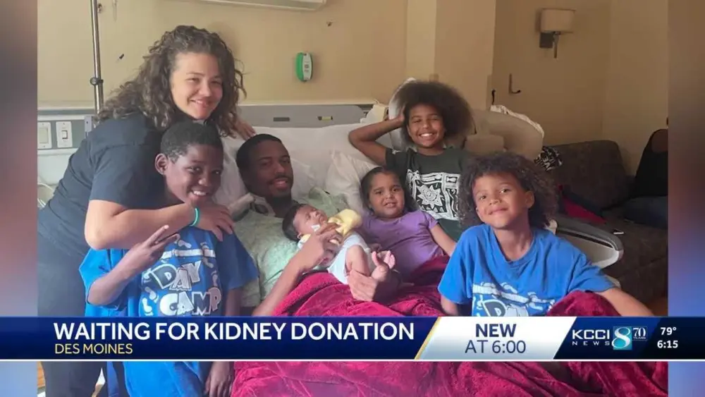 'A very scary thing': Father of 5 diagnosed with rare kidney disease