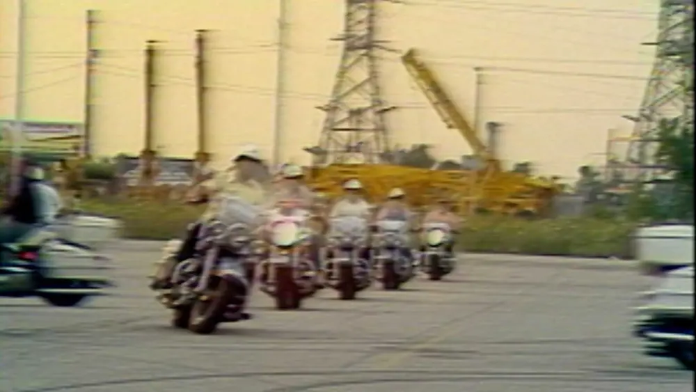 Motorcyclists weaved, dodged and danced around each other in 1979