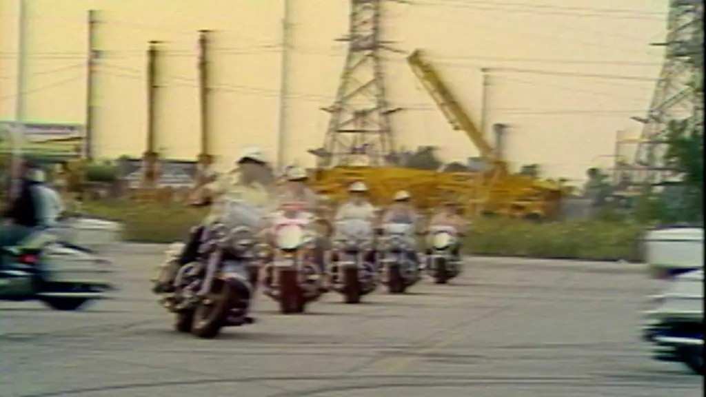 Motorcyclists weaved, dodged and danced around each other in 1979