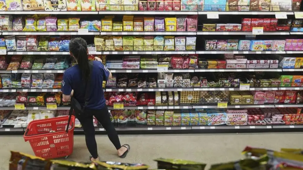 A majority of US adults are stressed about grocery costs, an AP-NORC poll finds