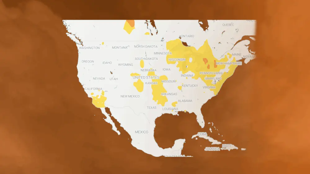 Here's where Canadian wildfires are impacting air quality in the US