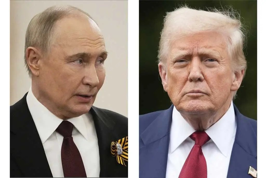 Trump says he will meet Putin on Aug. 15 in Alaska