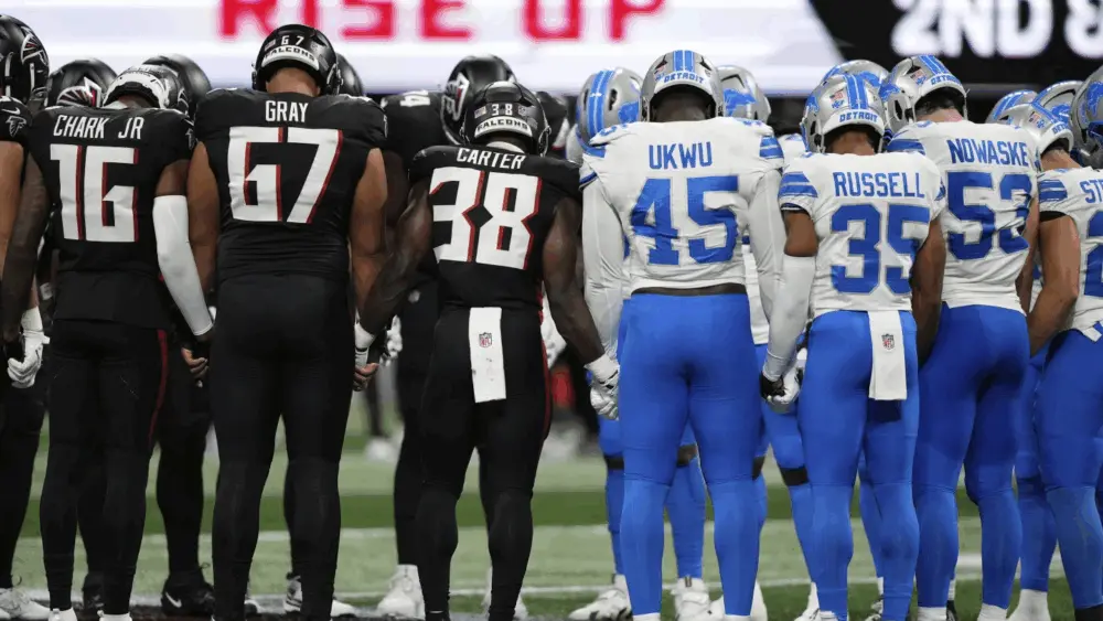 Lions-Falcons preseason game ends early after serious injury to Detroit’s Morice Norris