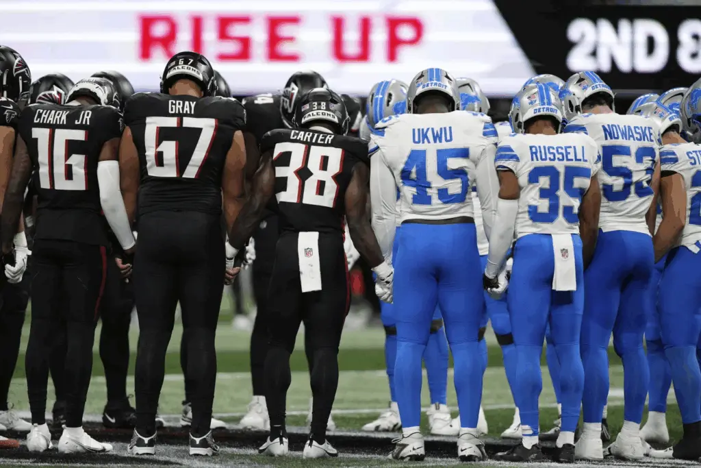 Lions-Falcons preseason game ends early after serious injury to Detroit’s Morice Norris
