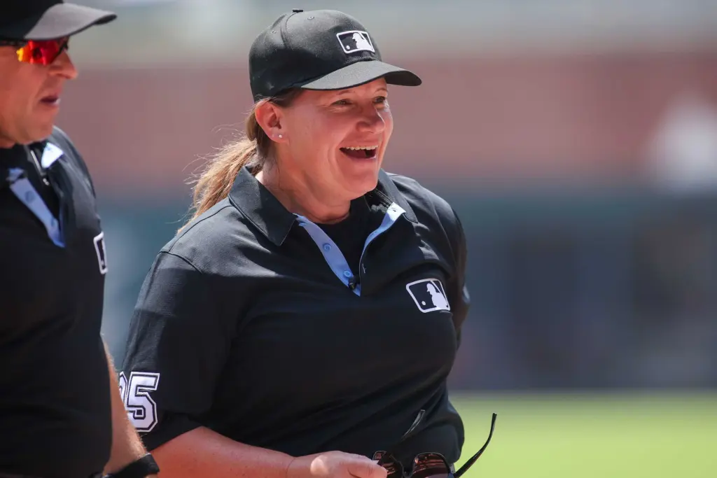 Jen Pawol makes baseball history as first woman to umpire an MLB game