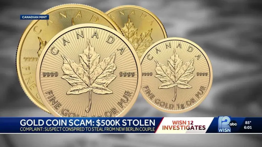 Wisconsin couple loses more than $500,000 in gold coin scam, sees TV story and calls police