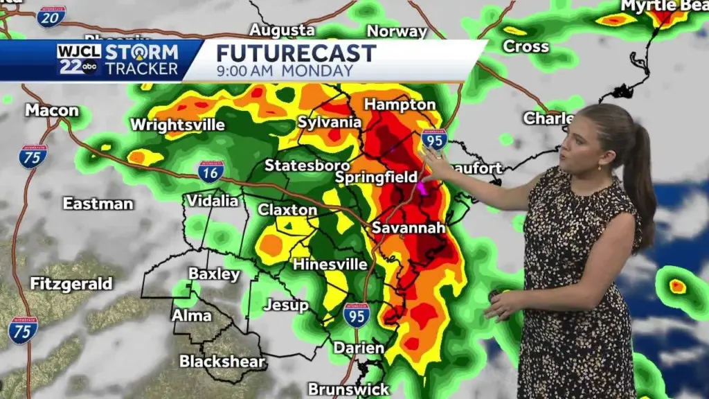 The chance for heavy rain continues into the work week