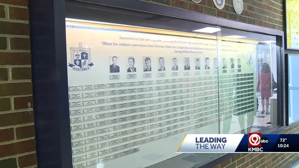 Vietnam healing wall honors fallen classmates