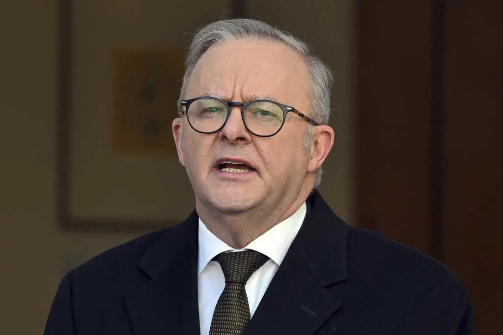 Australia will recognize a Palestinian state, prime minister says