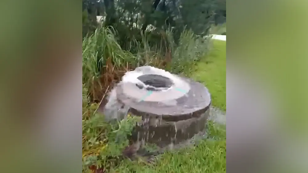 Heavy rains lead to 24,000-gallon sewage spill on Tybee Island
