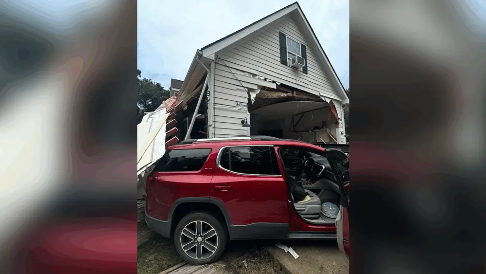 2 people injured in multi-vehicle collision with building in Chatham County