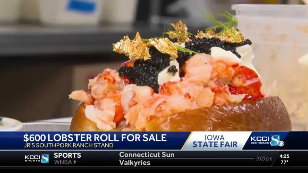 A $600 lobster roll served with Champagne? Find it at the Iowa State Fair
