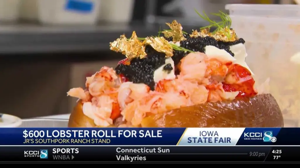 A $600 lobster roll served with Champagne? Find it at the Iowa State Fair