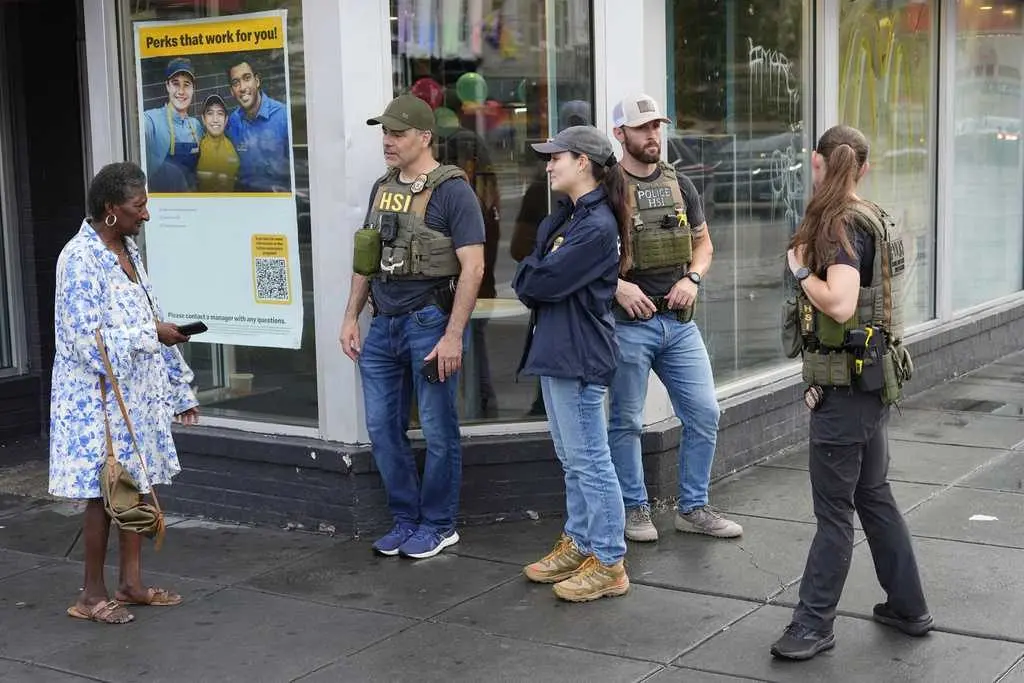 DC residents protest as White House says federal agents will be on patrol 24/7