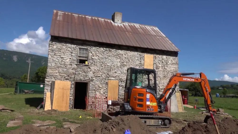 Historic home older than the USA is getting a makeover as volunteers screen the area for artifacts