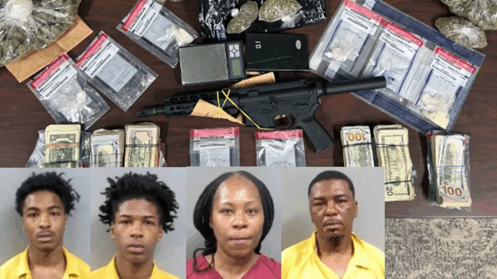 Jasper County raid leads to arrest of 4 suspects, seizure of fentanyl, crack cocaine, $10k cash