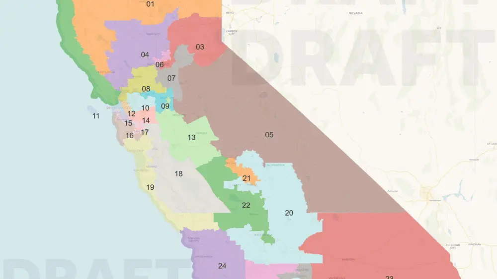 Maps show how California's redrawn congressional lines could look