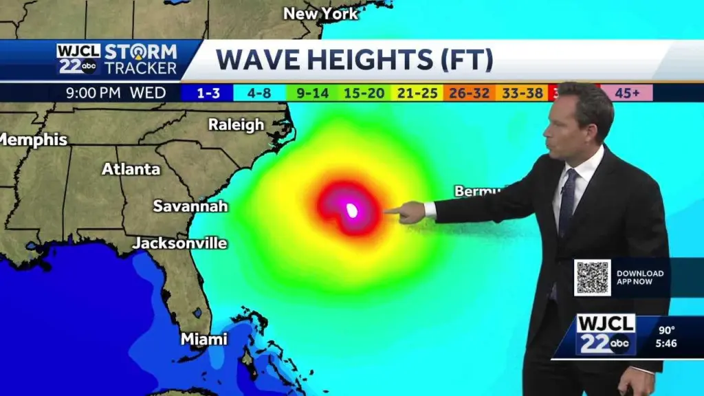 High rip current risk, surf expected for Coastal Georgia, Lowcountry as Hurricane Erin tracks north