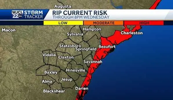 Sunny today but stormy weekend ahead for Savannah