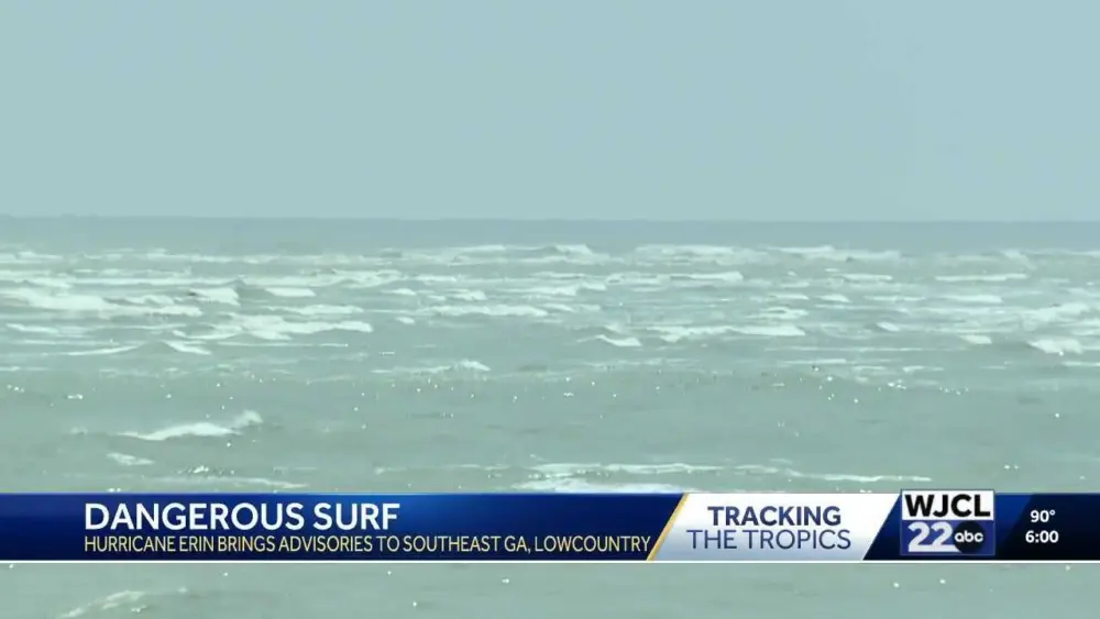 Hurricane Erin pushes dangerous rip currents to Georgia coast